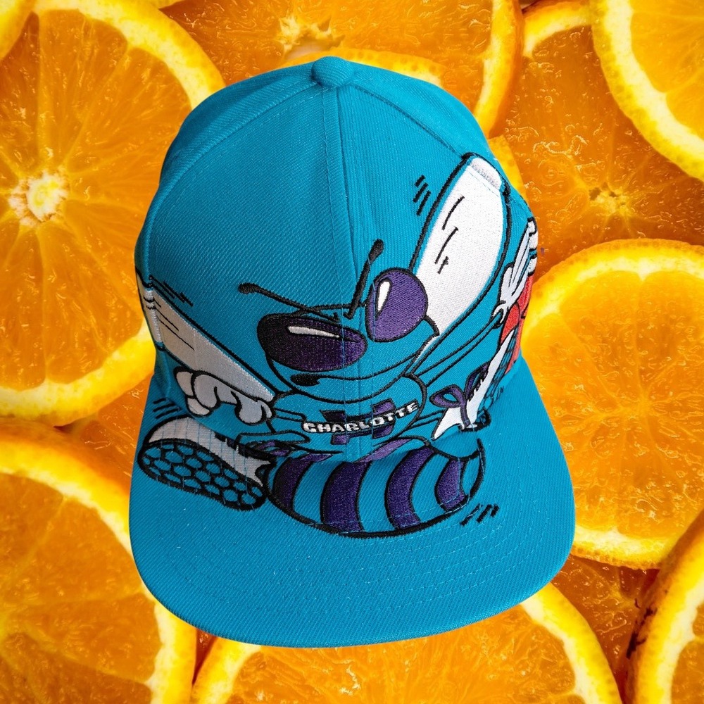 Mitchell Ness Charlotte Hornets Teal Snapback Hat